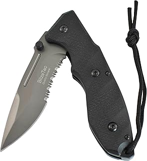 Amazon.com : Gelindo Hunting Pocket Knife, Black - Made of ...