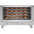 KoolMore 32 in. Commercial Countertop Convection Oven, Holds Full Size Pans, 4 Racks and 3500W of Power, 240V in Stainless-Steel, ETL Listed for Safety and Sanitation (KM-CTCO-44)