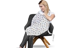 CHILDLIKE BEHAVIOR Baby Nursing Cover & Nursing Poncho - Breathable Nursing Cover for Breastfeeding - Privacy Cover for Moms