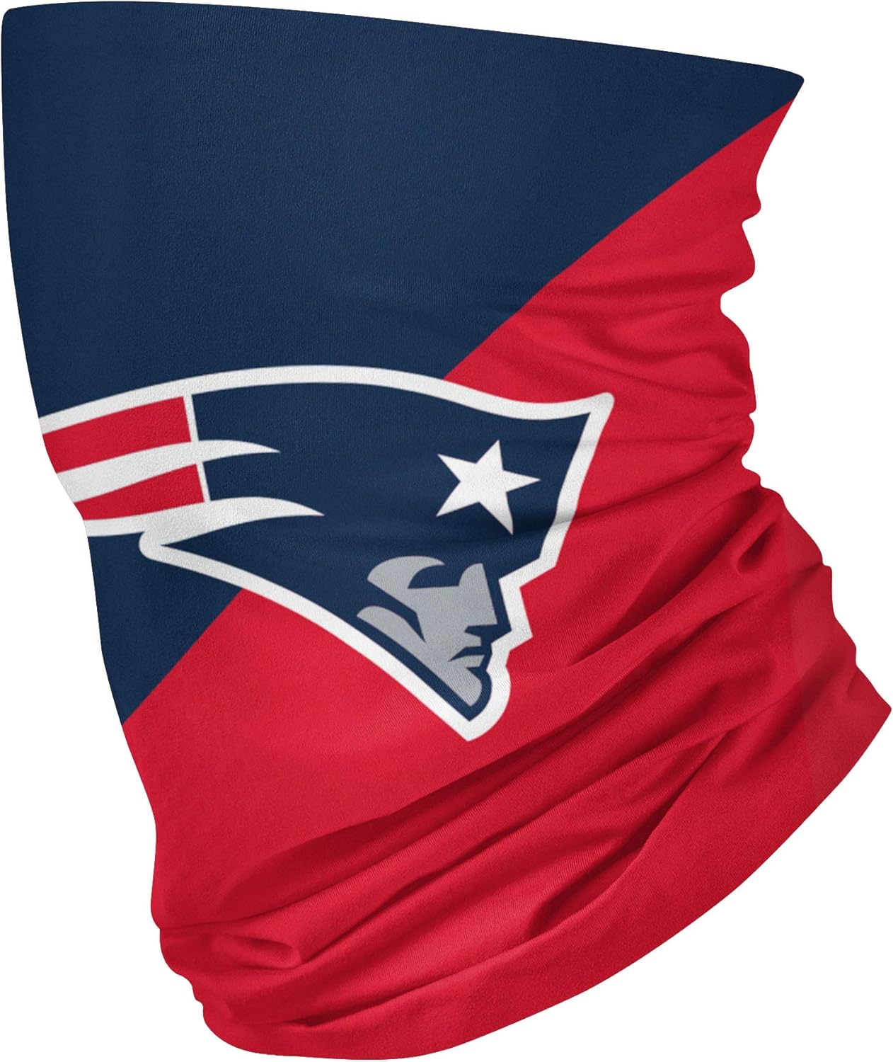 NFL FOCO New England Patriots Neck Gaiter, One Size, Big Logo : Clothing