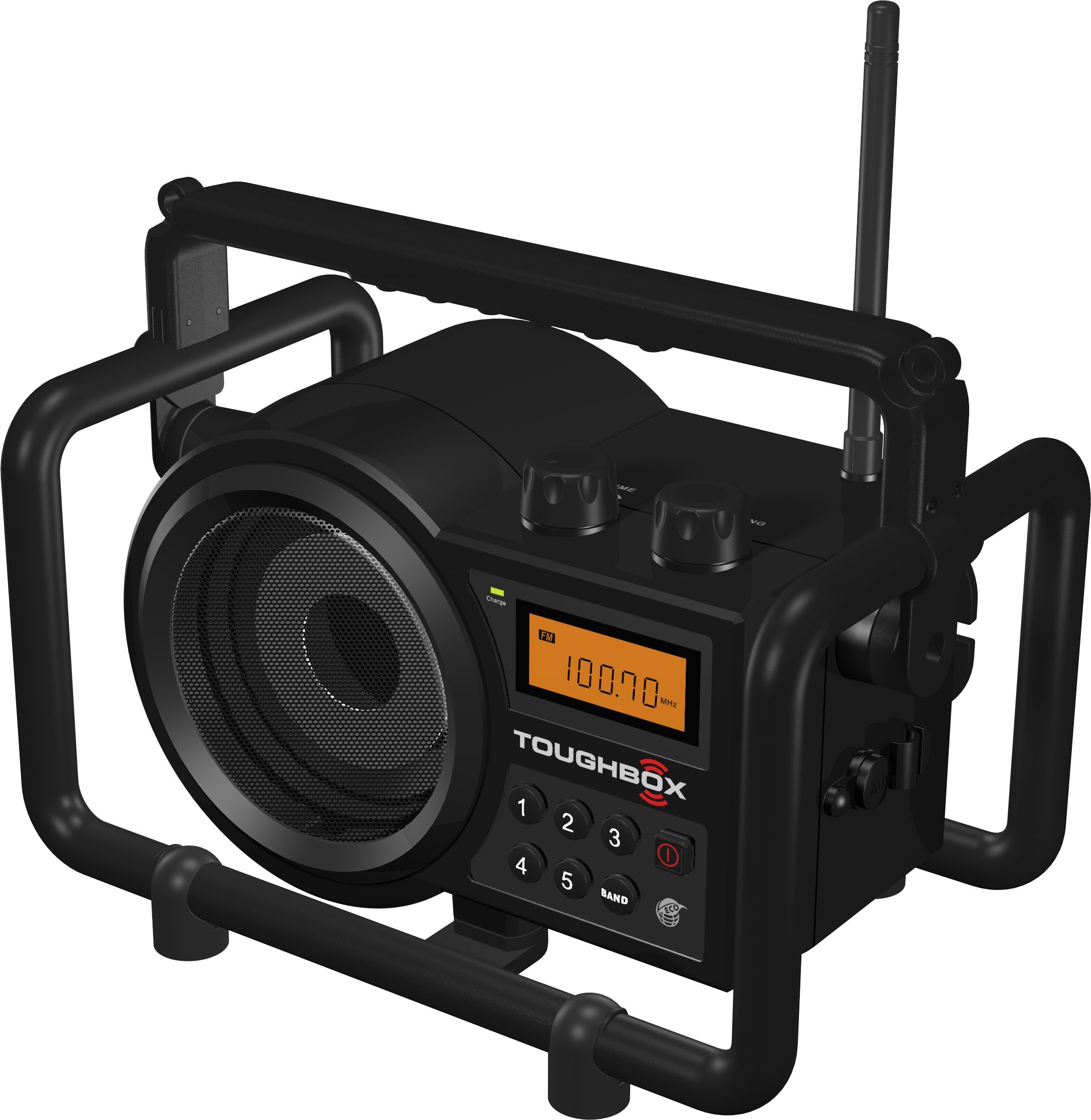 Galleon - Sangean TB-100 (Toughbox) AM/FM/AUX-in Ultra Rugged Digital ...