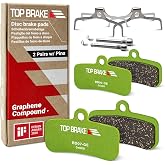 TOP BRAKE Disc Bike Brake Pads Compatible with Shimano 4 Piston Saint BR M810 M820 Deore XT M8120 Tektro TRP | MTB eMTB Downhill Trail All Mountain Enduro Race Cycling | 2026 iF Design Award