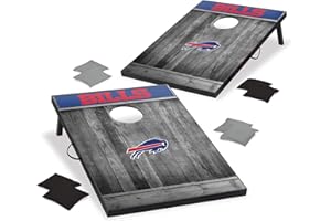 Wild Sports 2'x3' MDF Wood NFL Cornhole Set - Grey Wood Design