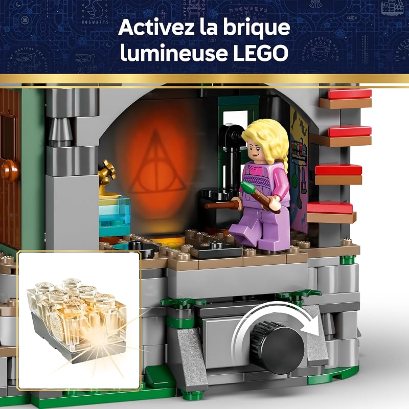 Harry Potter La Maison de Luna Lovegood - Jouet - Maquette Miniature DIY - Brique Lumineuse & 5 Minifigurines - Idée de Décoration pour Chambre - Cadeau pour Fille, Garçon & Fans dès 10 ans 76467 — photo 3 sur 8