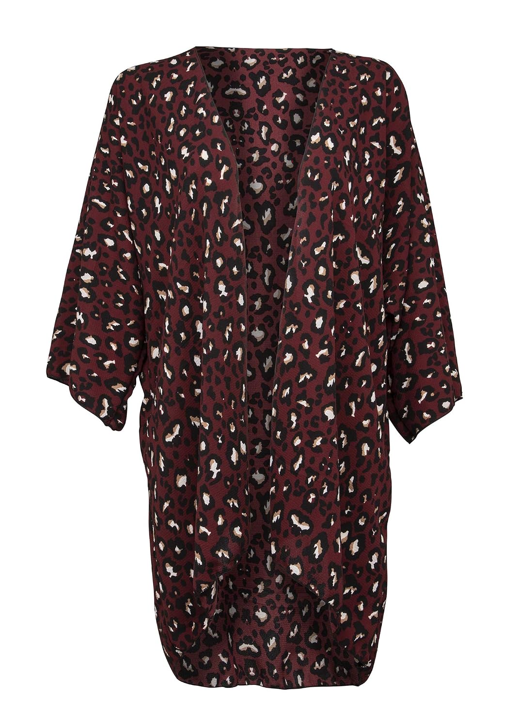 Clothing Womens Burgundy Leopard 