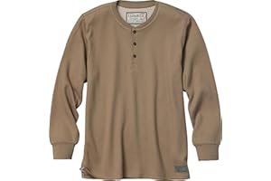 Legendary Whitetails Men's Henley Shirt Long Sleeve Heavyweight Double Thermal Layer