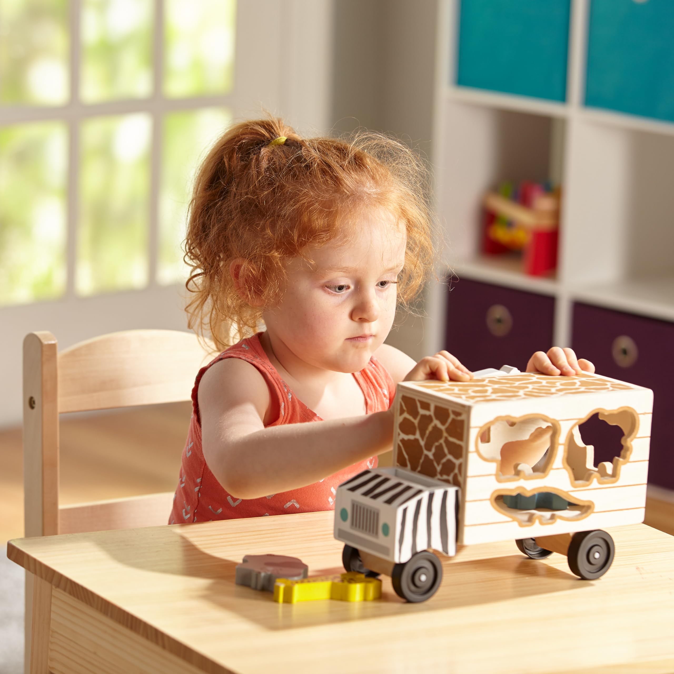 Mua Melissa & Doug Animal Rescue ShapeSorting Truck Wooden Toy With