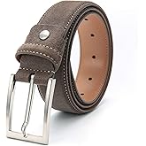 Ground Mind Men's Suede Leather Belt