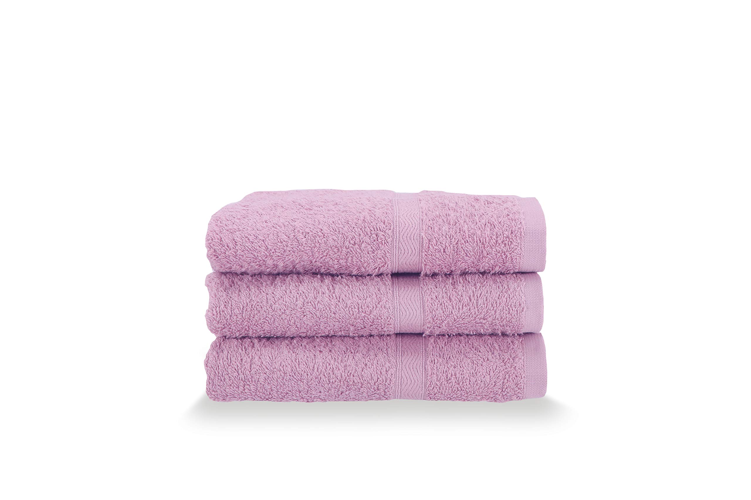 Gabel Guest Towels, Pure Cotton Hydrophilic Sponge, 40 x 60 cm, Cyclamen, Set of 3 — image 1