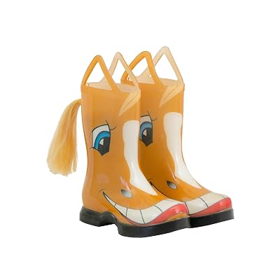 HOOFiTZ Childrens Palomino Waterproof Horse Rain Boots