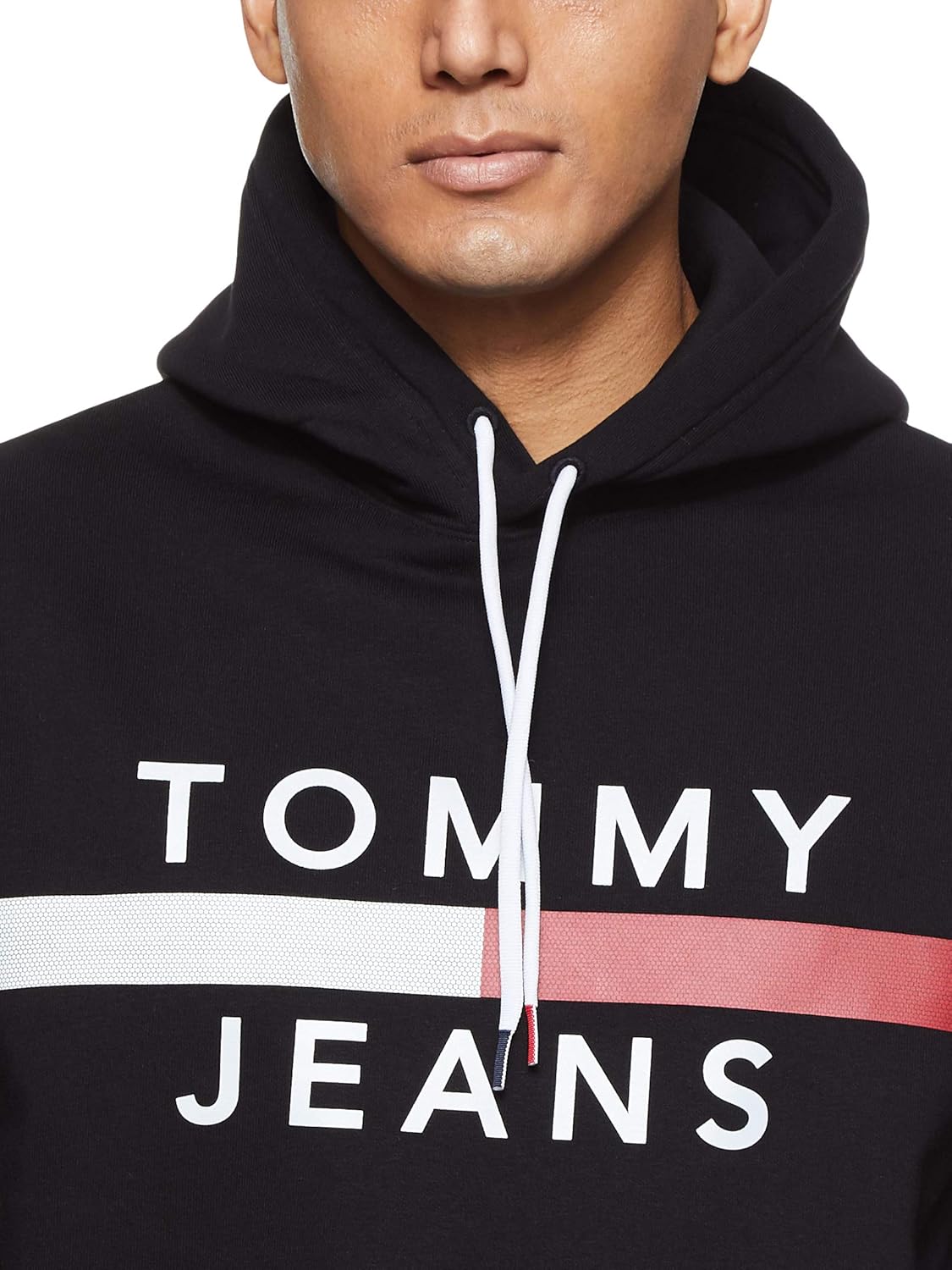 tommy jeans reflective flag hoodie
