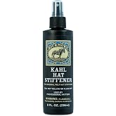 Bickmore Kahl Hat Stiffener Spray for Felt &amp; Fabric Hats Clear | Restores Shape, Supports Brim, Clear, Won't Affect Color or Texture, Made in USA