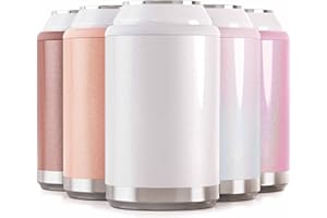 MAARS DRINKWARE Maars Standard Can Cooler for Beer & Soda | Stainless Steel 12oz Beverage Sleeve, Double Wall Vacuum Insulated Drink Holder - Moonrock Glitter