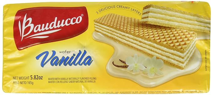 Bauducco Cookie Wafer Sugar Free Vanilla 5 82 Oz Amazon Com Grocery Gourmet Food