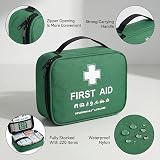 220 Piece First Aid Kit Eye Care Ice Packs Blanket Home Car Office view 6