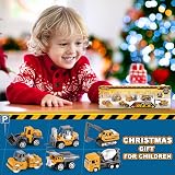 Dreamon 6pc Diecast Construction Vehicles Set Excavator Road Roller Dumper view 7