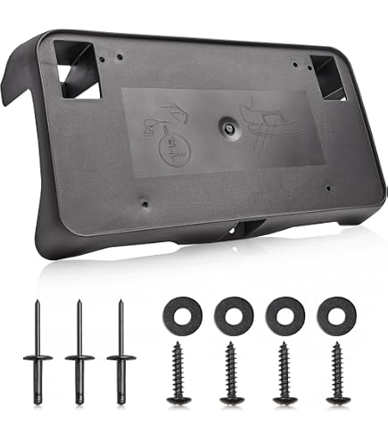 Front License Plate Bracket For Chevy Silverado 2014-2018 | No-Drill Mounting | ABS Plastic - View #12