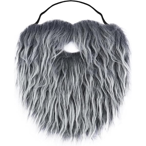 Aeathu - Pack De 4 Bigotes Postizos Autoadhesivos Realistas (negro, Gris, Marrón) Para Disfraces Y Cosplay