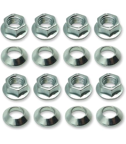 Amazon.com: 8pcs M10x1.25 Lug Nuts Flat Tapered for Yamaha