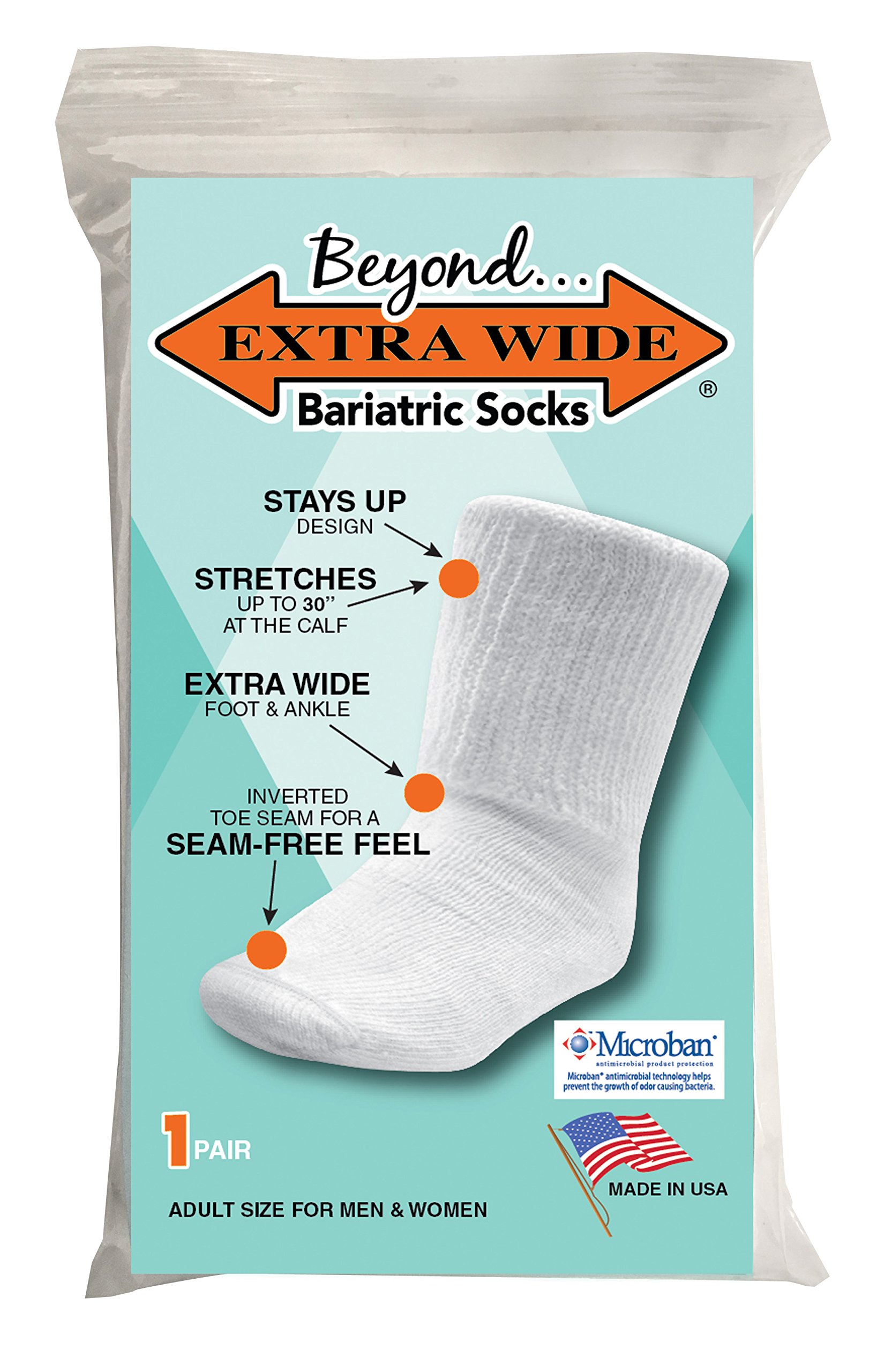 ExtraWide Medical (Diabetic) Socks for Men (1116 (up to