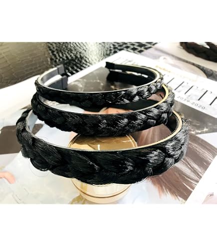 Black Faux Hair Headband - Sleek Hairpiece Accent Black Faux Fur Headband | Boohoo USA main image 2