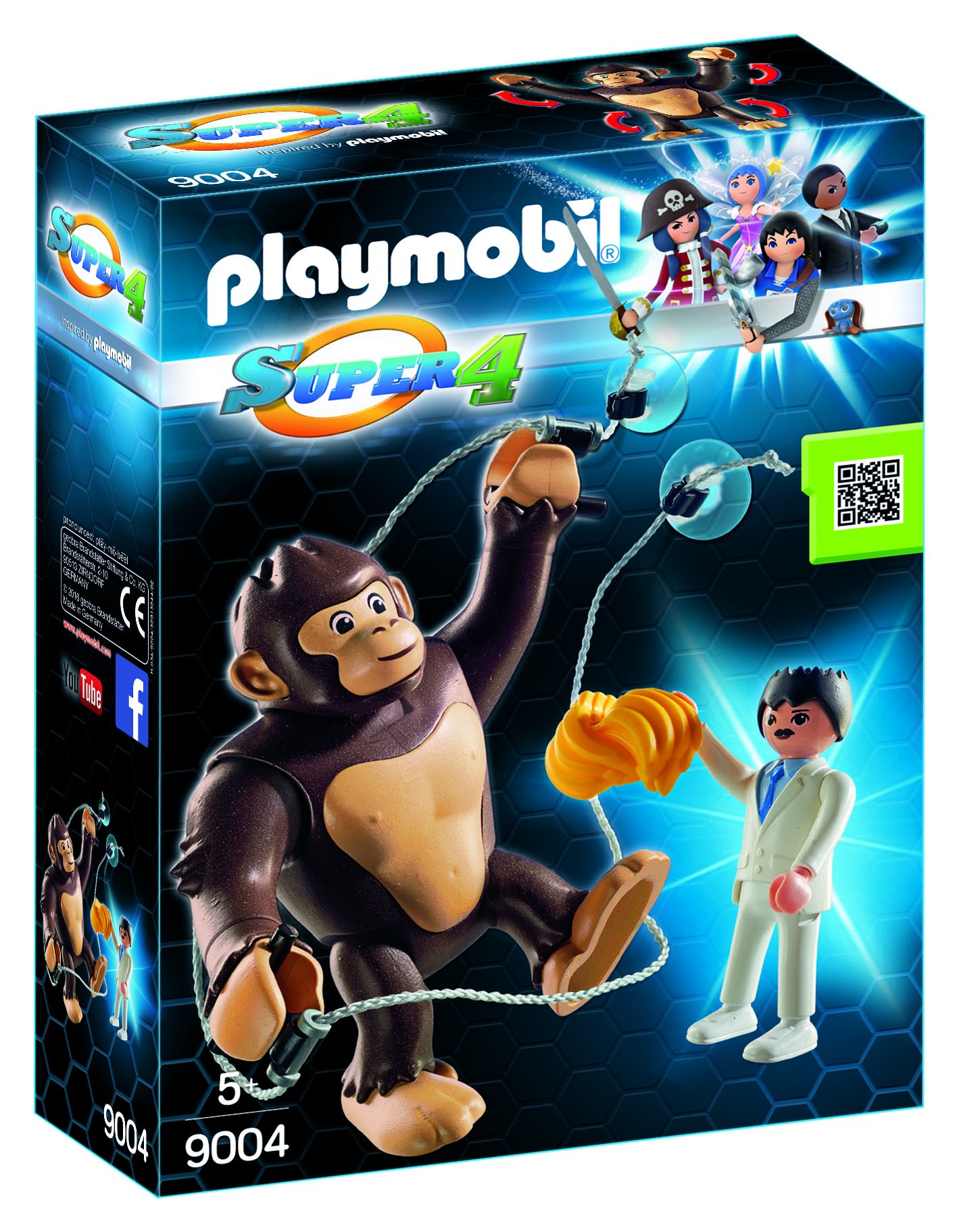 PlayMOBIL 9004 Super 4 Giant Ape Gonk, Fun Imaginative Role-Play, PlaySets Suitable for Children Ages 4+