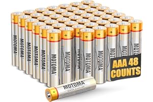 MOTOMA AAA Batteries 48 Pack 1.5V 720mAh Alkaline AAA Battery Long Lasting Power Triple AAA Batteries AAA Sizes for Household Electronic Devices (Non-Rechargeable)