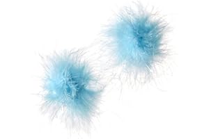 ZUCKER Feather Products Marabou Shoe Clip with Lurex