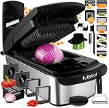 Fullstar Pro 14-in-1 Vegetable Chopper & Mandoline Slicer Black
