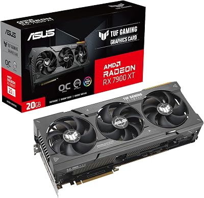 ASUS TUF RX 7900 XT OC 20GB GDDR6 Gaming Graphics Card PCIe 4.0 HDMI 2.1 DP 2.1