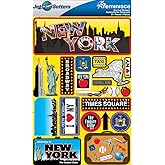 Reminisce Jet Setters 2 3-Dimensional Sticker, New York