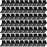 Liitrsh 100 Pairs Non Slip Yoga Socks with Grips Anti Skid Pilates and Barre Socks for Man Woman Pilates Ballet