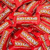 Fun Size Candy Bars 2 lb &ndash; Bulk Candy, Resealable Bag, Milk Chocolate, Caramel with Crispy Rice, Individually Wrapped (40 Pieces)