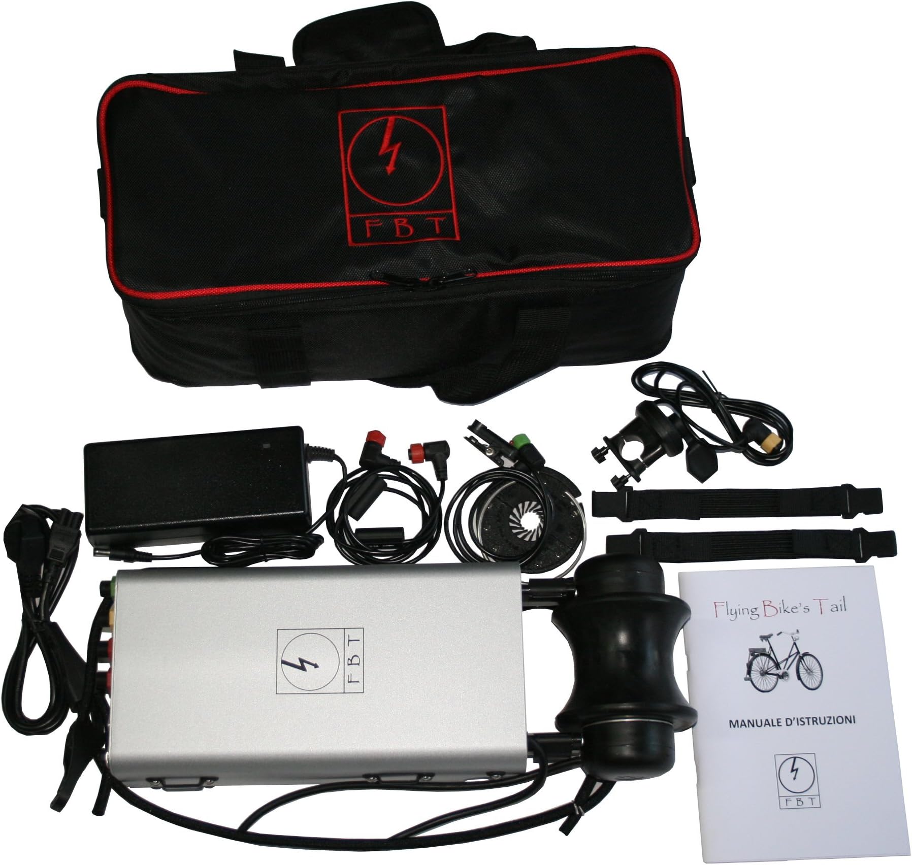 TEKHNELOGHIA Flying Bike's Tail - portable electric engine for bike - Kit Pedalec E-bike Conversion for all bicycles. Assistant for bicycles. One for all bikes. BikesTail.com