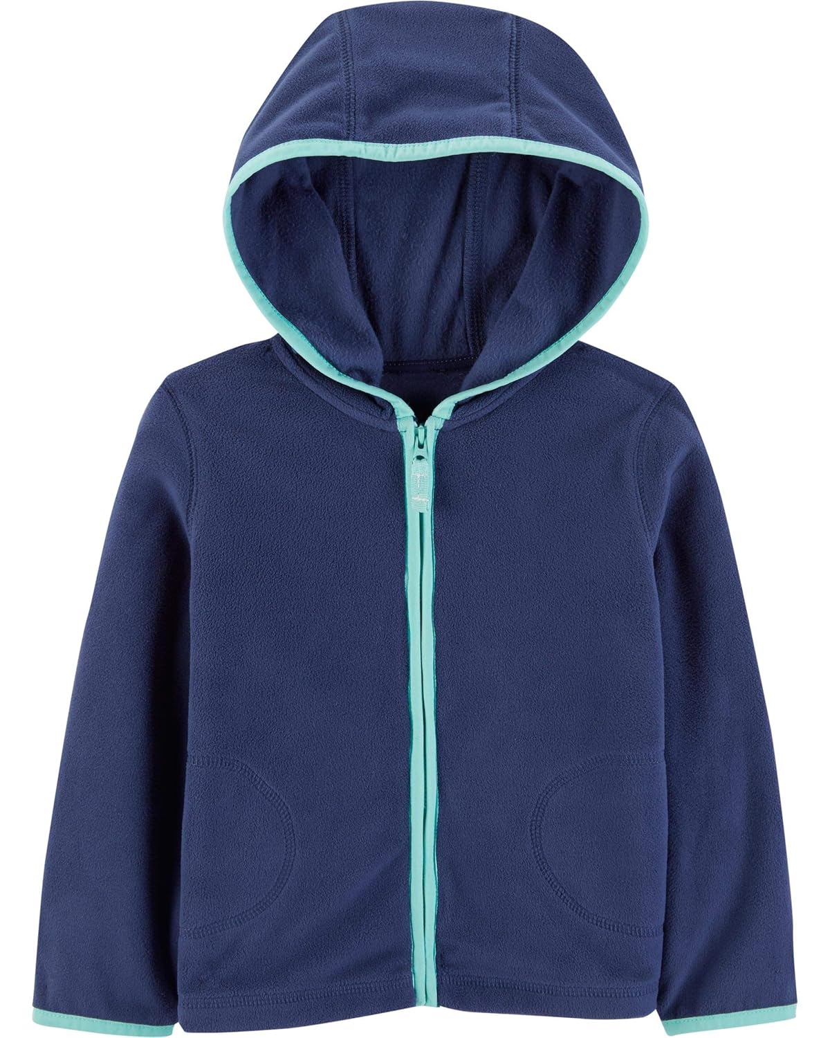 12 Months, Navy Carters Baby Girls Fleece ZipUp Hoodie