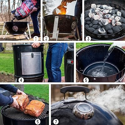 weber smokey mountain cooker smoker 18