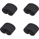 TACNEX Elastic Belt Keepers Backpack Strap Organizers 1"/1.5"/1.75" Wide | Canvas Cloth Belt Stretch Loop Holder Backpack/Harness Web Nylon Strap Stays Tactical/Military Webbing/Sling Band Retainer