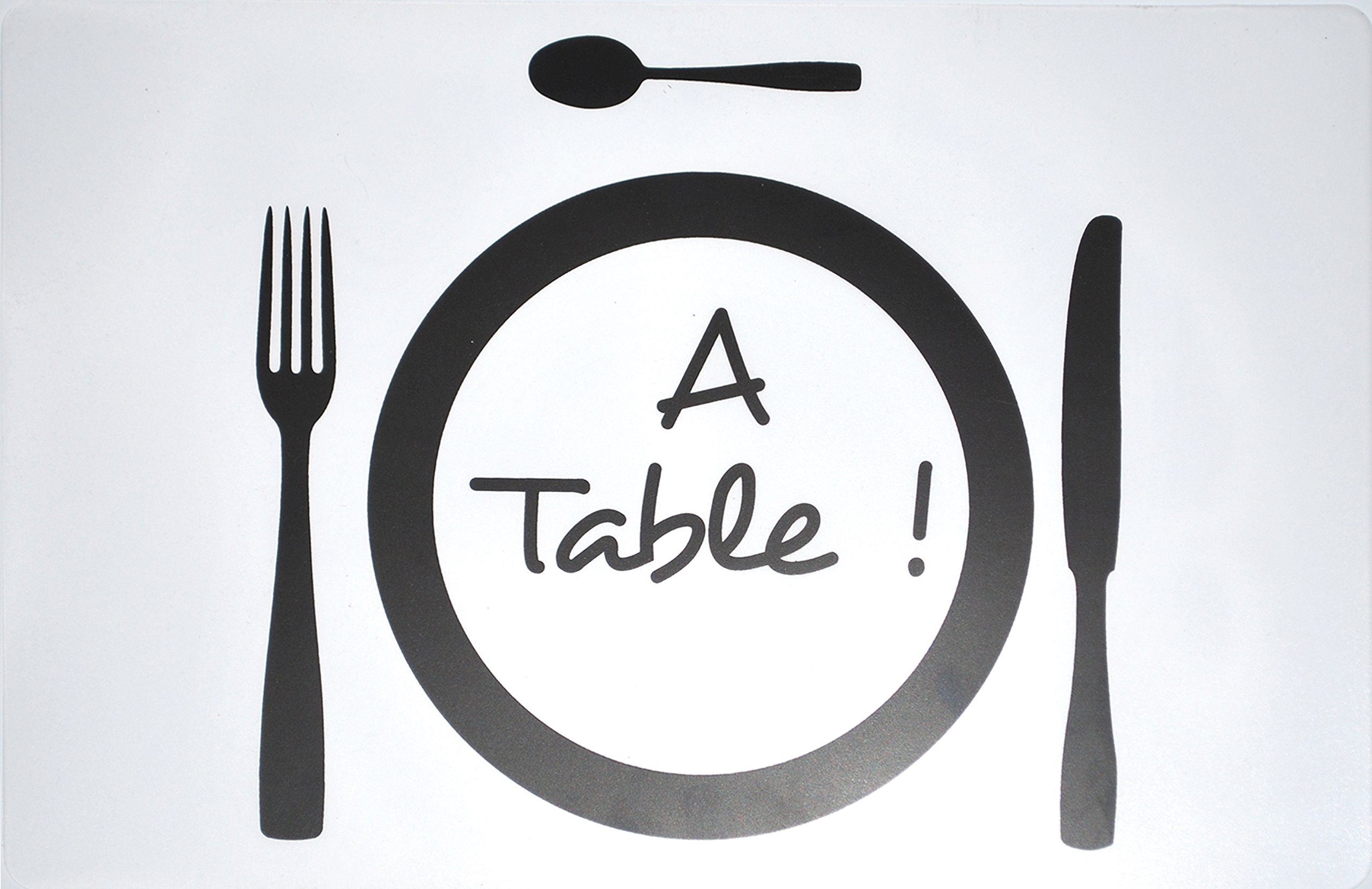 Decor Line Place MAT Transparent 28.5X44 A Table, Multicolour, Mittel