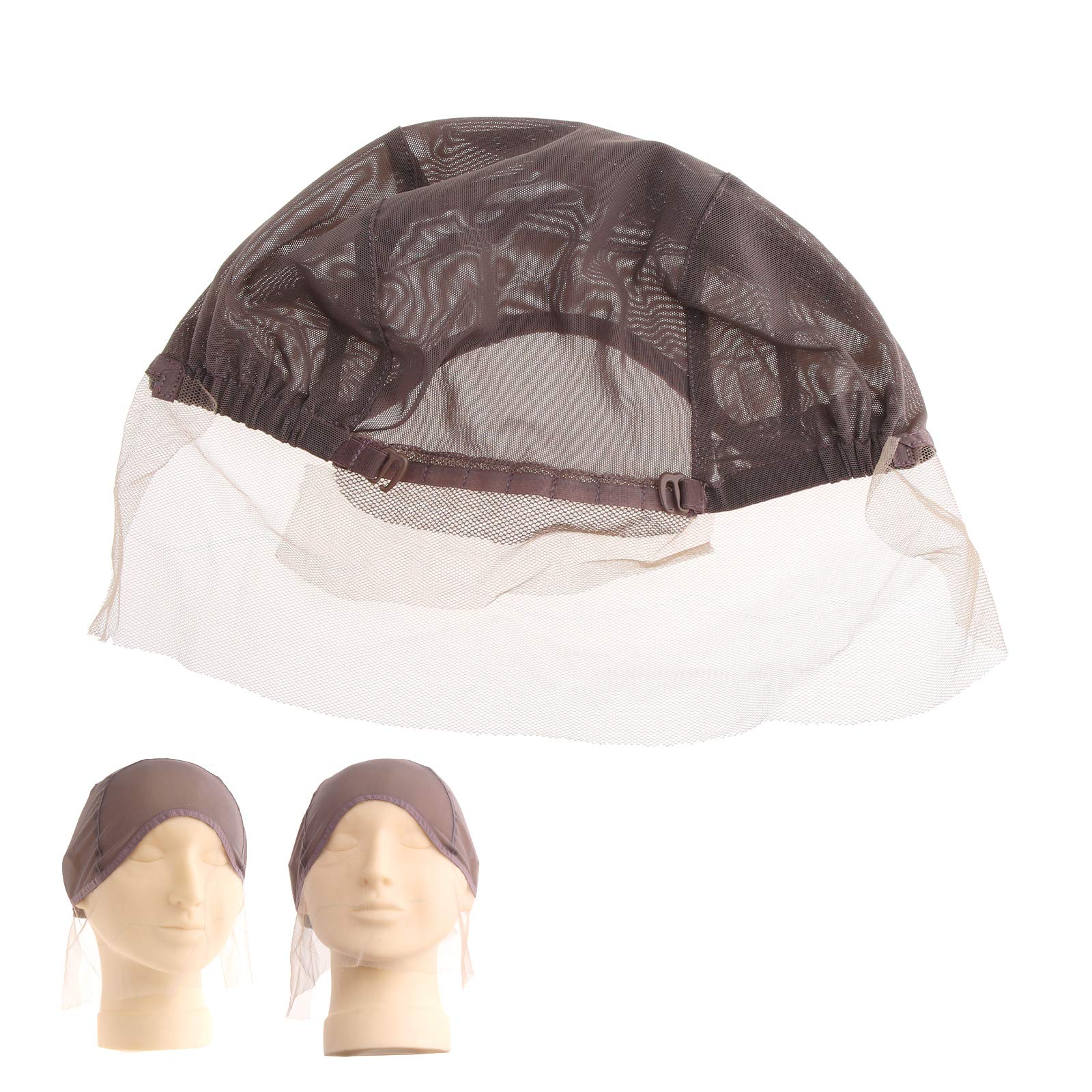 YINETTECH Lace Front Net Cap for Wearing Wigs Soft Stocking Fabric Control Hair Under Wig