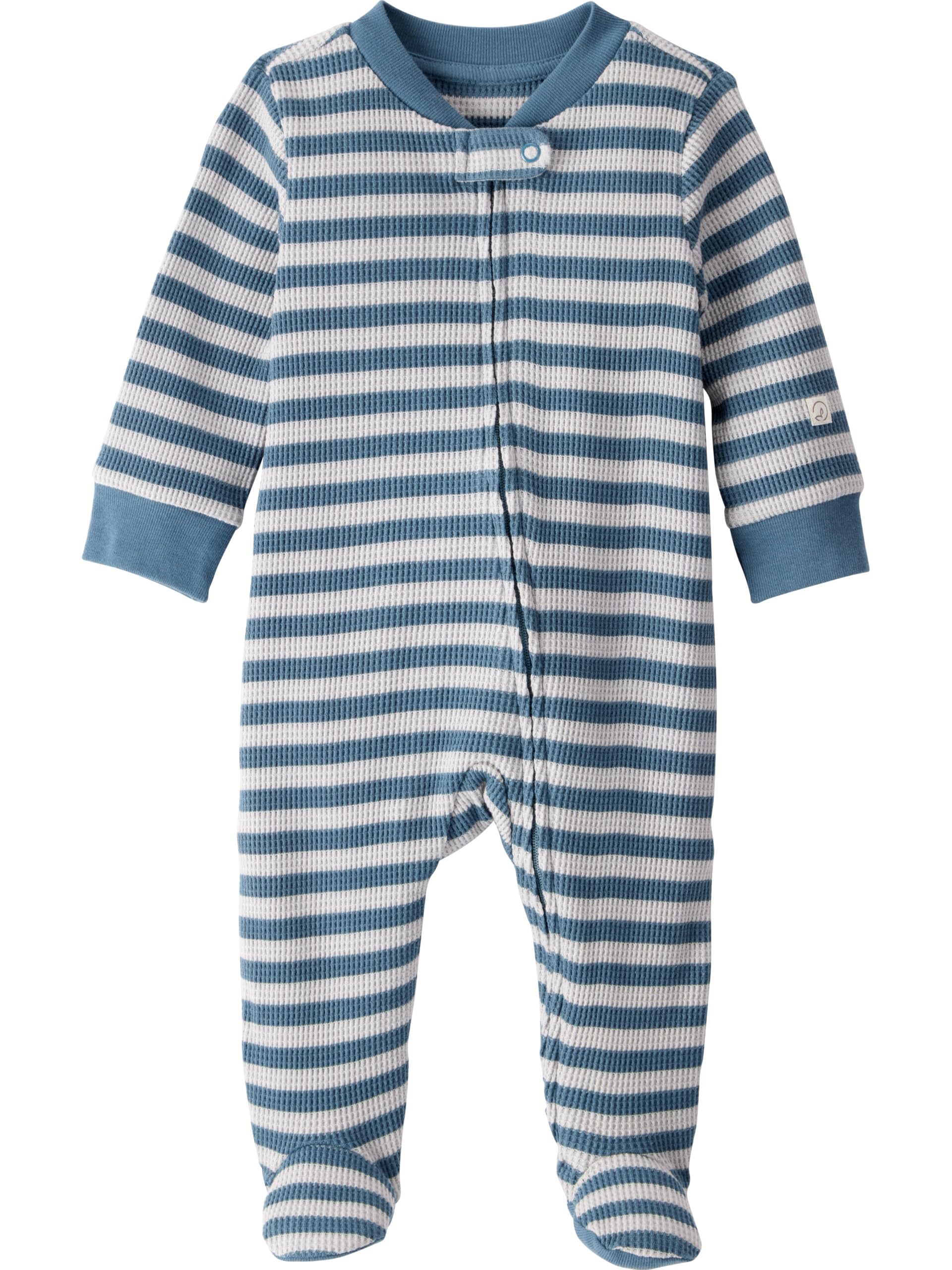 Photo 1 of little planet by carter's Boy Sleep and Play made with Organic Cotton, Blue Stripe, 9M