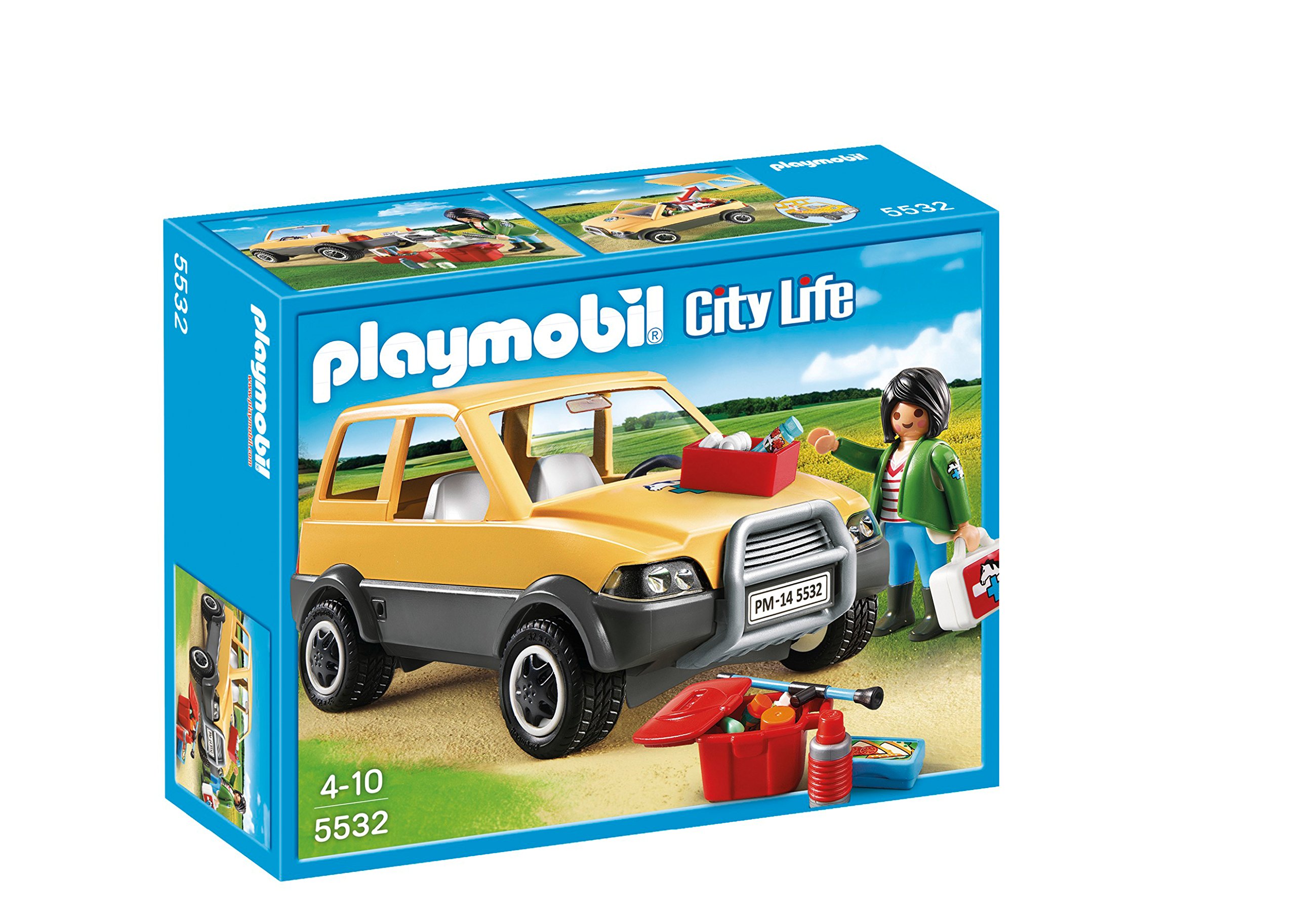 Playmobil 5532 City Life Vet with Car