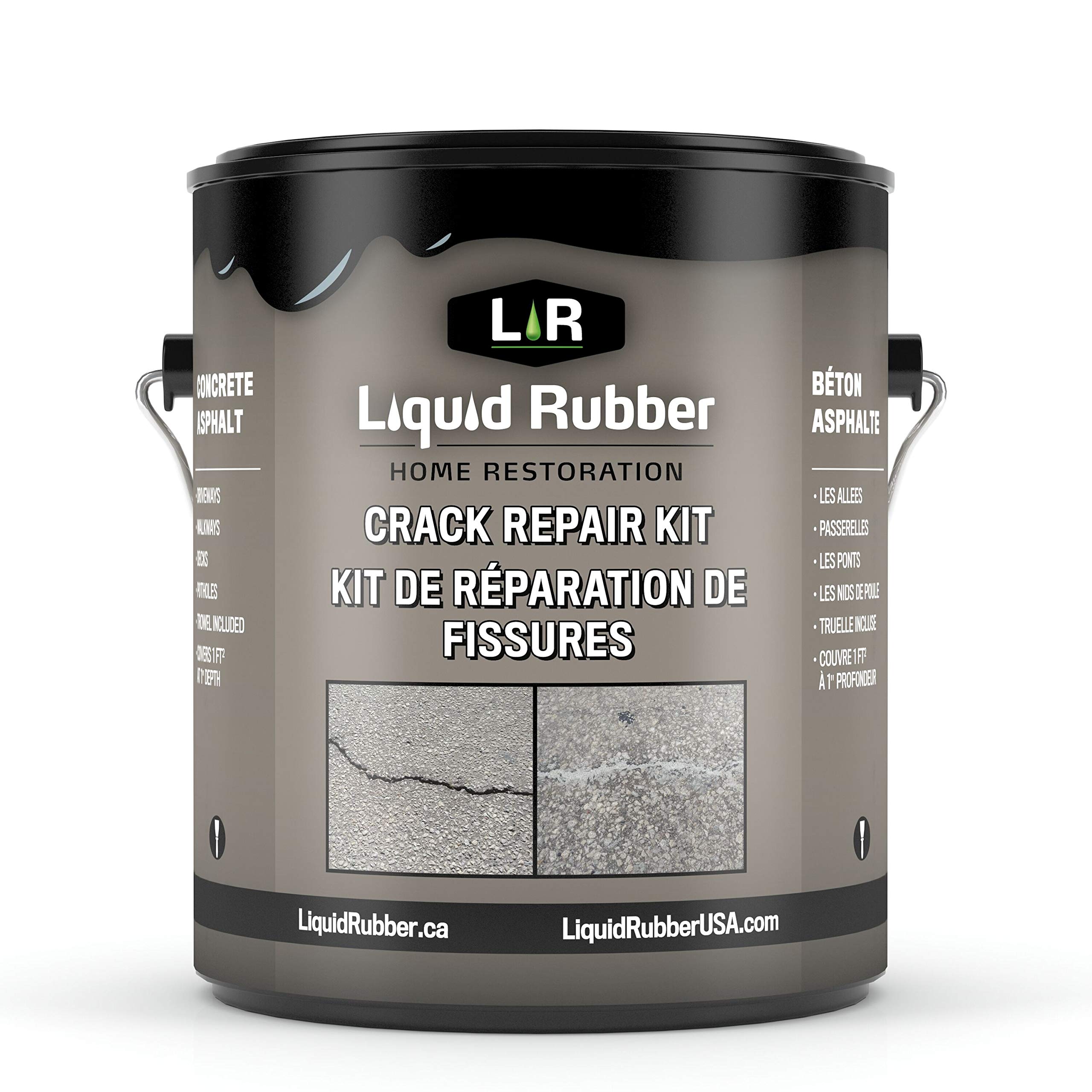 Buy Liquid Rubber Concrete and Asphalt Crack Repair Kit, 1 Gallon
