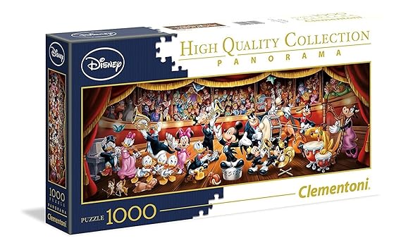 Clementoni 39445' Disney Orchestra Puzzle Panorama, 1000 Teile
