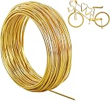 Tenn Well 12 Gauge Aluminum Craft Wire 100 ft 2mm Gold Anodized