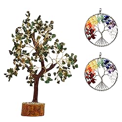 YUVDIPR Green Aventurine Gemstone Money Tree Feng