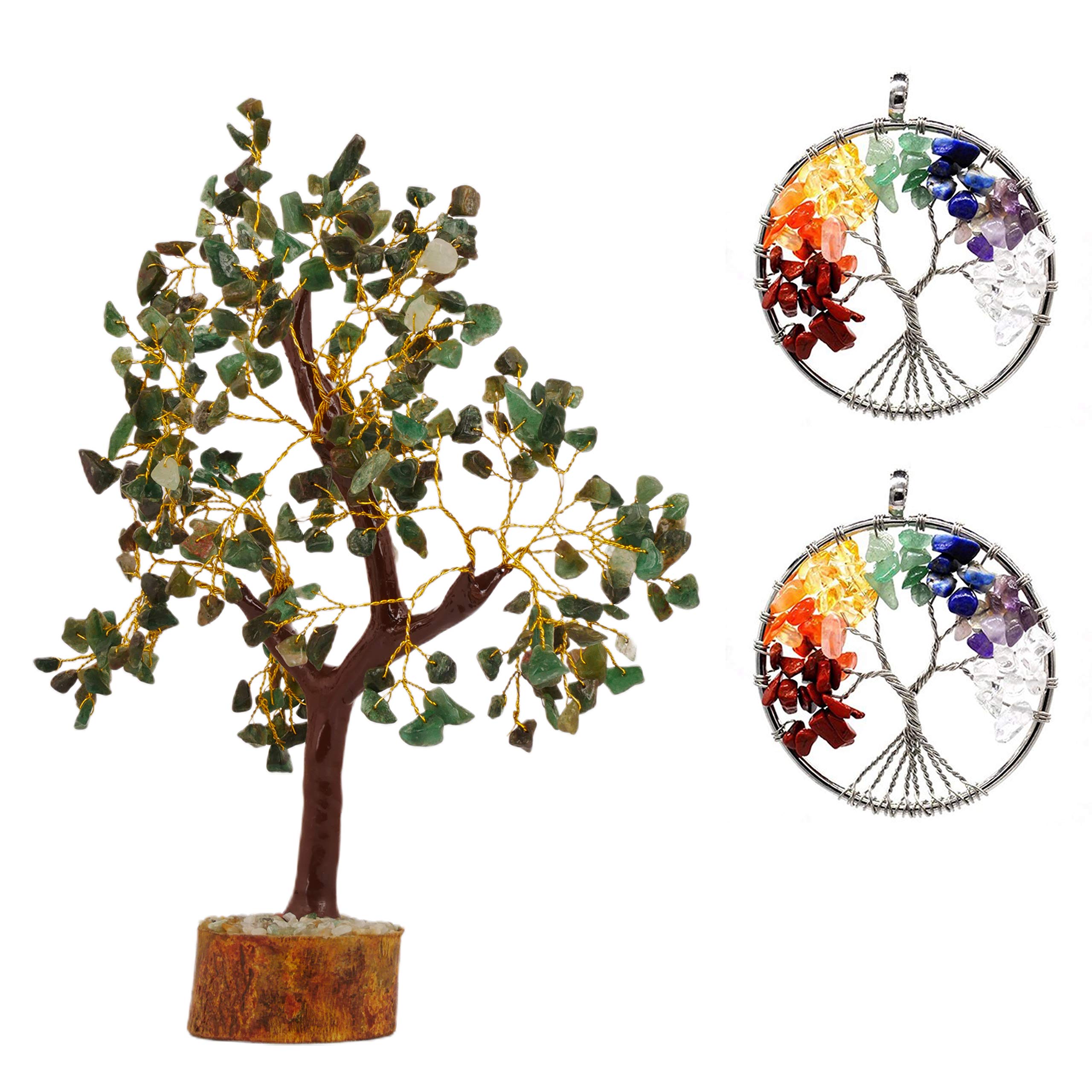 YUVDIPR Green Aventurine Gemstone Money Tree Feng