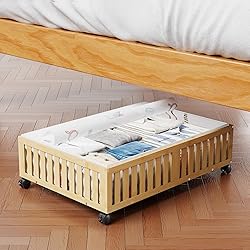 Landmok Bamboo Under Bed Storage