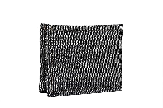 CLUB TWENTY ONE Fabric Denim Black Mens and Womens Wallet