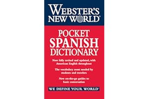 Webster's New World Pocket Spanish Dictionary: A Durable Portable Learning Tool with Updated Verbs, Audio, and Practical Conv