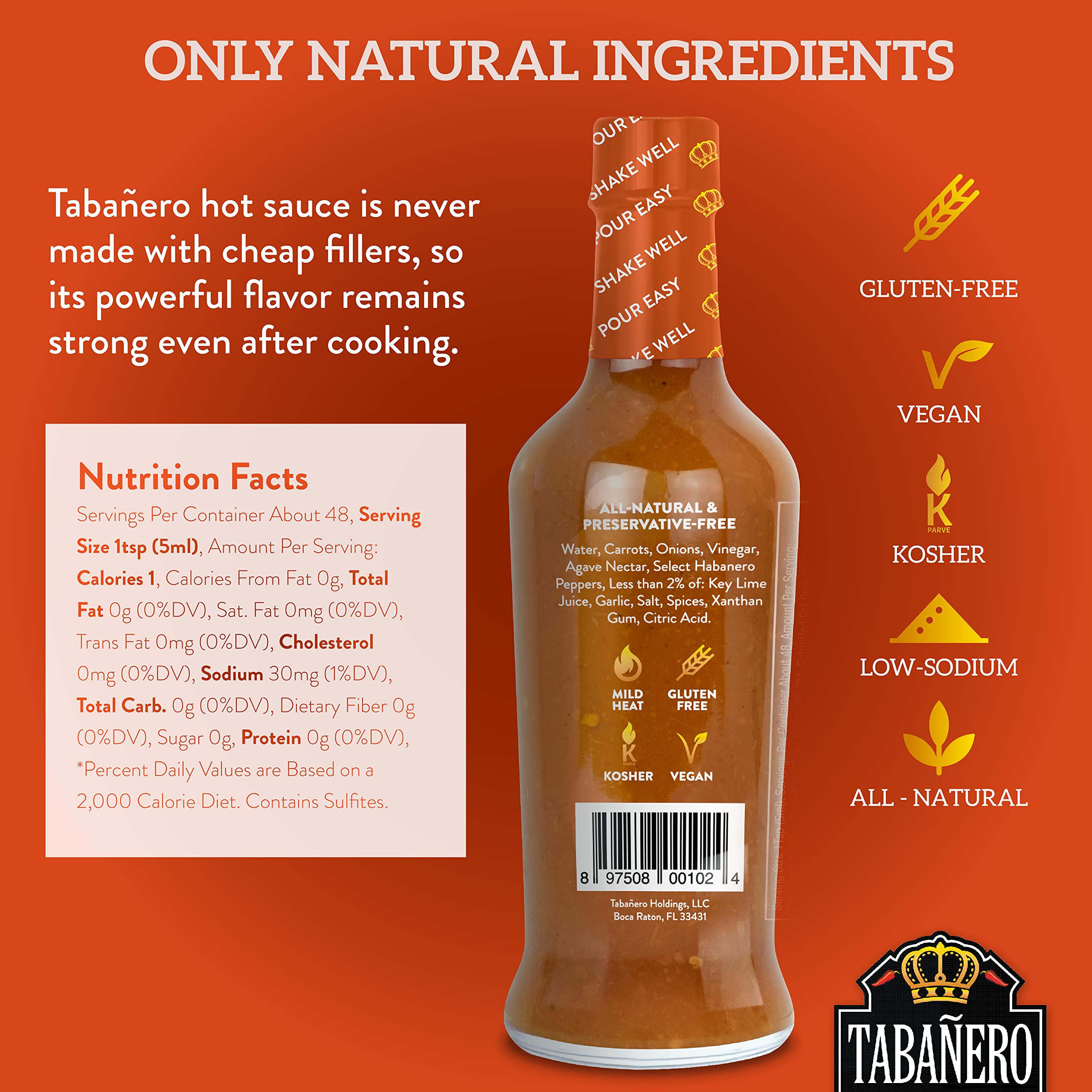 Mua Curry Habanero Hot Sauce by Tabañero, All Natural, Gluten Free, Low